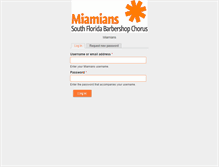 Tablet Screenshot of miamians.groupanizer.com