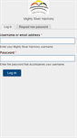Mobile Screenshot of mightyriverharmony.groupanizer.com