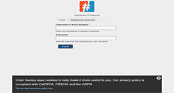 Desktop Screenshot of gentlemenofharmony.groupanizer.com